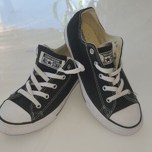 Converse Black and White Low-Top Sneakers